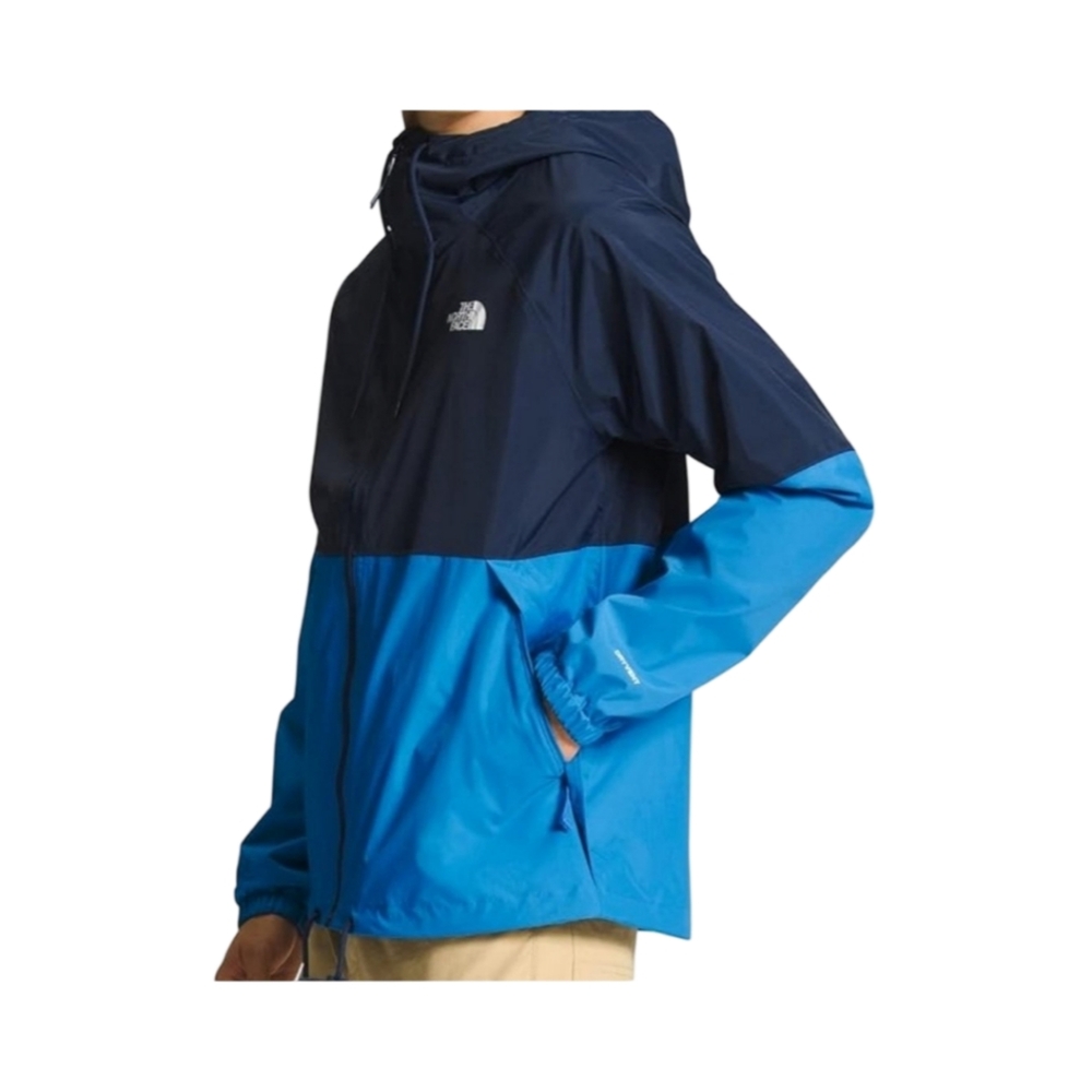 NORTH FACE Men's Antora Rain Hoodie, Summit Navy/Super Sonic Blue. NWT MED